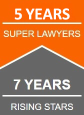 5 Years | Super Lawyers | 7 years | Rising Stars